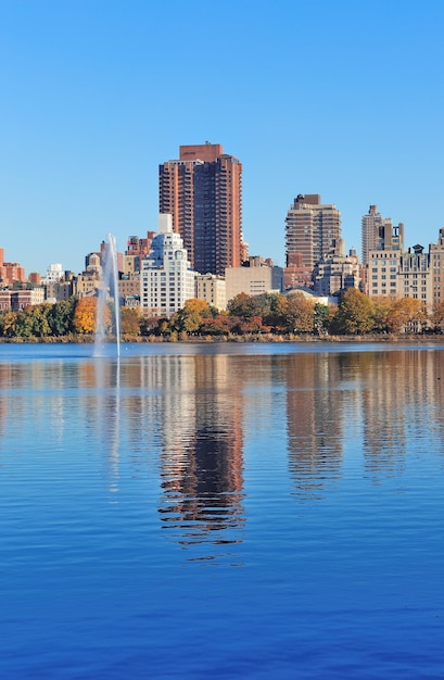 Bezpłatne zdjęcie central park w nowym jorku na manhattanie