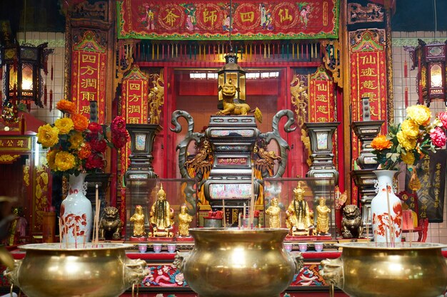 Chiński świątyni urządzone