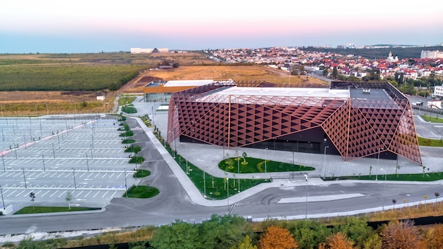 Chisinau Arena z miękkim światłem w Mołdawii