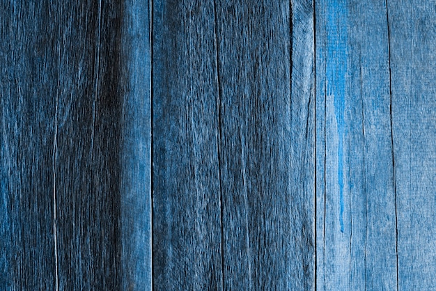 Ciemnoniebieska drewniana ściana tekstur