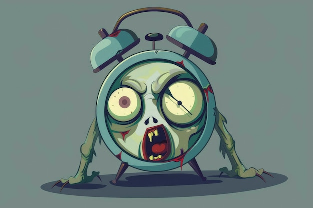 Bezpłatne zdjęcie clock cartoon illustration