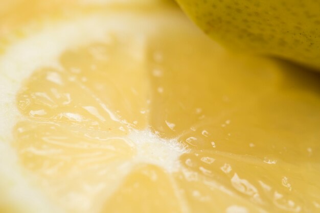 Bezpłatne zdjęcie close-up pyszne miąższ cytryny