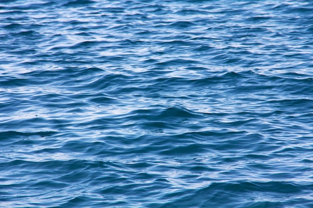 Closeup spokojne morze