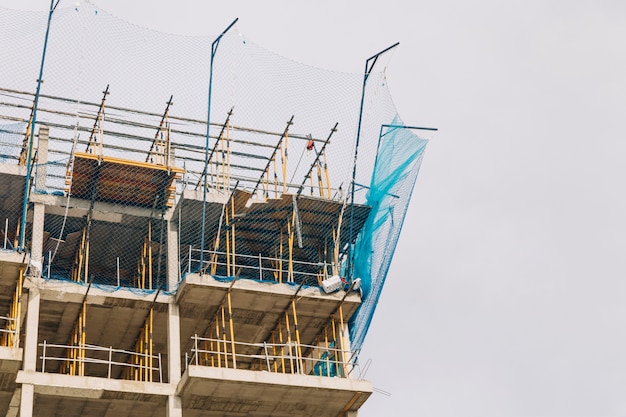 Bezpłatne zdjęcie crop building under construction