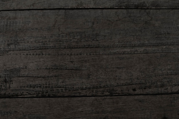 Czarne drewniane deski teksturowane tło