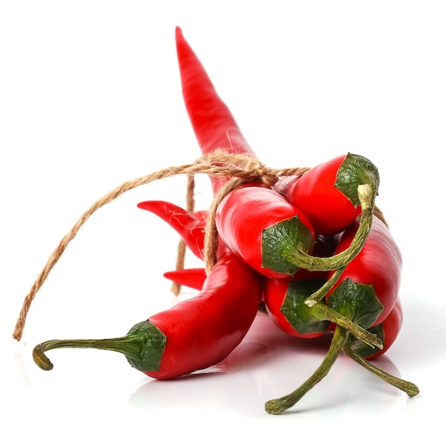 Bezpłatne zdjęcie czerwone papryczki chili