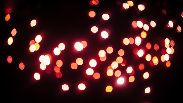 Bezpłatne zdjęcie czerwone plamy świateł
