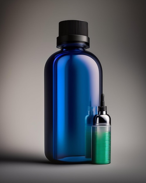 Bezpłatne zdjęcie darmowe zdjęcie makieta butelki produktu kosmetycznego z tłem