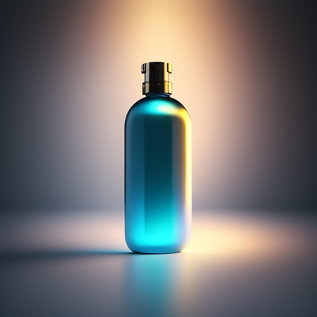 Darmowe zdjęcie makieta butelki produktu kosmetycznego z tłem