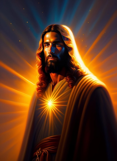 Darmowe Zdjęcie Wielki Piątek Tło Z Jezusem Chrystusem I Krzyżem