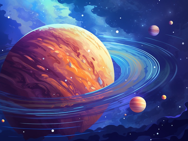 Bezpłatny plik Zdjęcie digitalna sztuka planet galaktyki