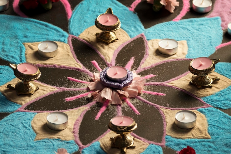 Bezpłatny plik Zdjęcie diwalijskie święto tradycji świateł