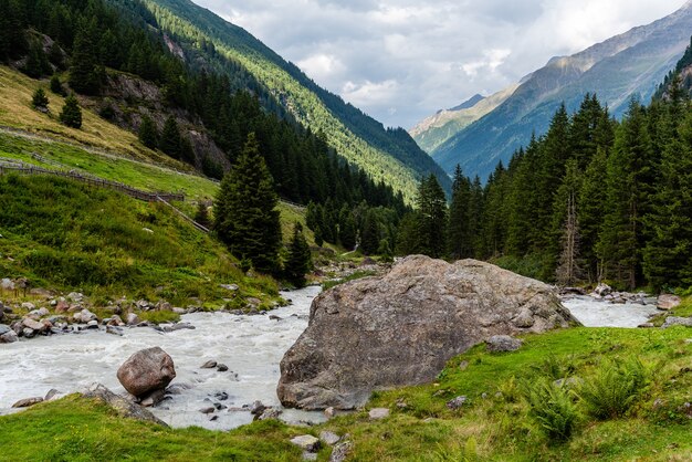 Dolina Stubaital, Tyrol, Austria