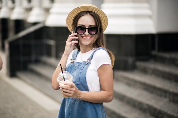 Dorywczo telefon natura klasyczne kwiaty zielone