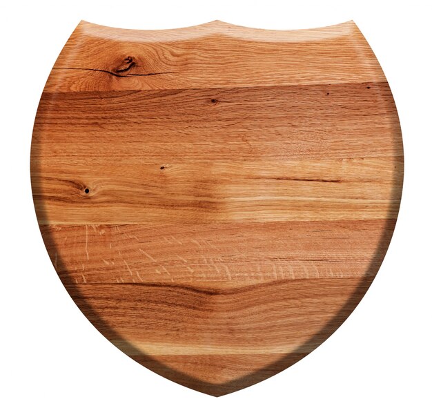 Drewniane znak z odpowiednio ukształtowaną osłoną