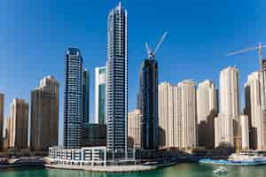 Bezpłatne zdjęcie dubai marina