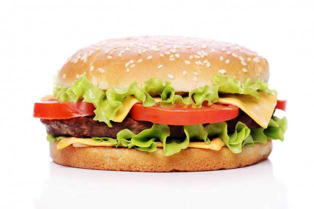 Duży i smaczny burger