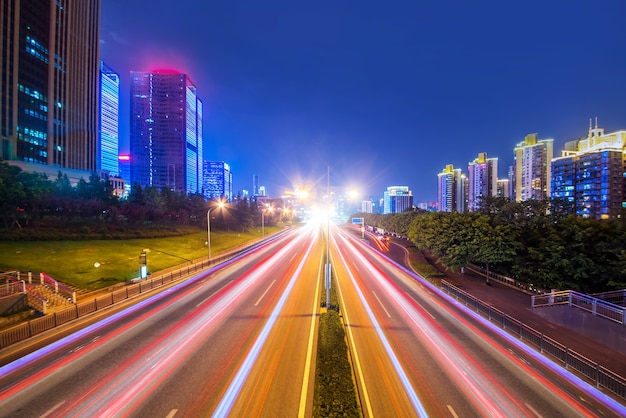 Efekt szybkości ruchu dzięki City Night