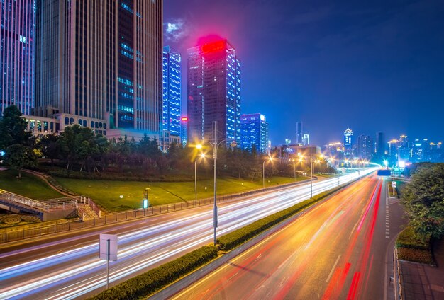 Efekt szybkości ruchu dzięki City Night