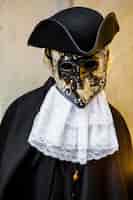 Bezpłatne zdjęcie elegancka maska ​​weneckiego karnawału