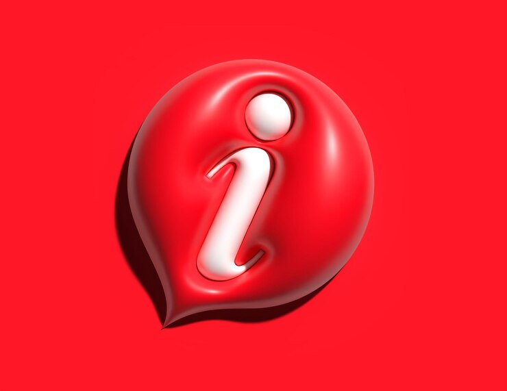 Bezpłatny plik Zdjęcie element projektu 3d ikona informacji sieci web