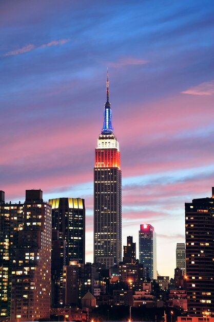 Empire State Building nocą