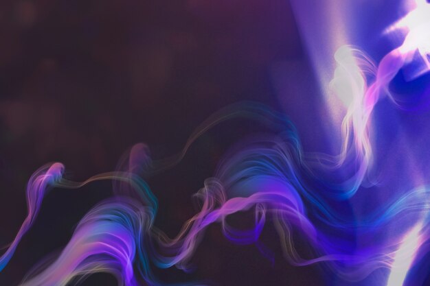 Estetyczne fioletowe tło transparentu dymu