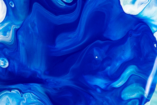 Estetyczne niebieskie tło ręcznie robiona sztuka eksperymentalna