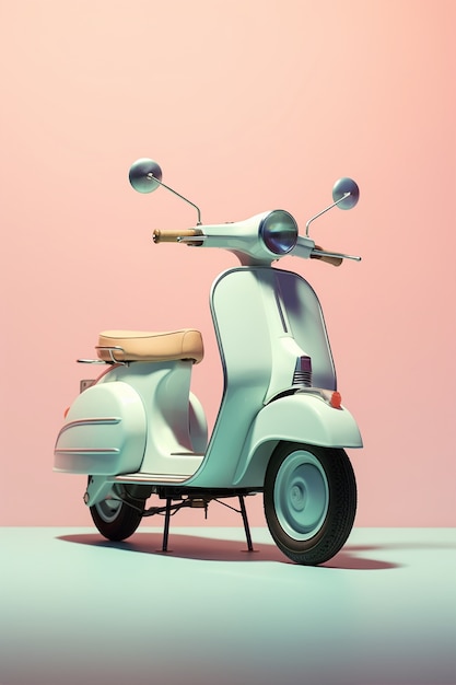 Fajny motocykl w pomieszczeniu