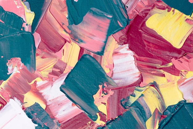 Farba akrylowa teksturowana tło w różowym abstrakcyjnym stylu kreatywnej sztuki