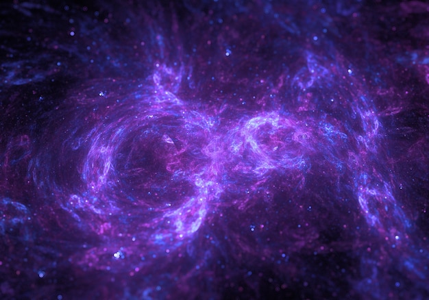 fioletowa chmura przestrzeni galaktyki tła