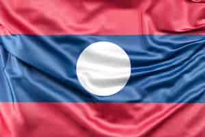 Bezpłatne zdjęcie flaga laosu
