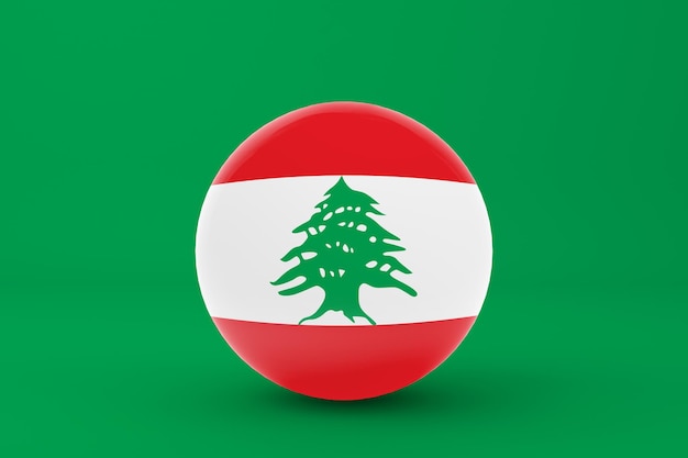Bezpłatne zdjęcie flaga libanu