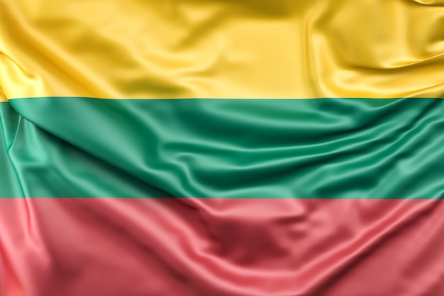 Bezpłatne zdjęcie flaga litwy