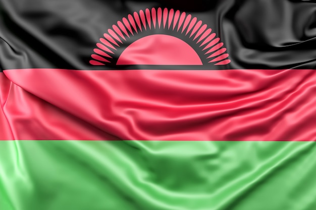 Bezpłatne zdjęcie flaga malawi