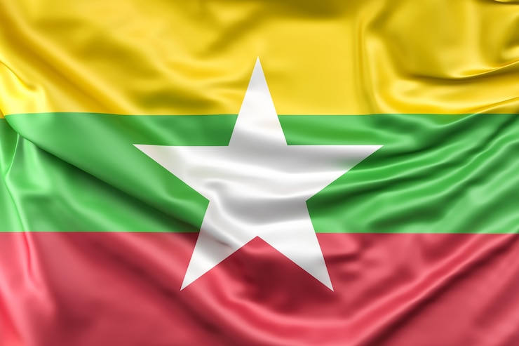 Bezpłatny plik Zdjęcie flaga myanmaru