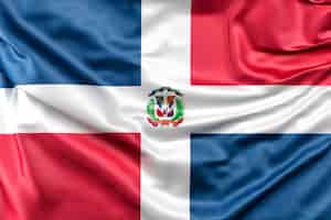 Bezpłatne zdjęcie flaga republiki dominikańskiej