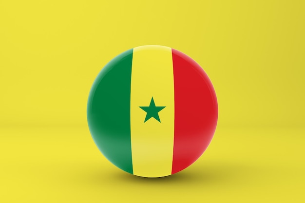 Bezpłatne zdjęcie flaga senegalu