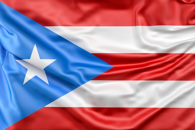 Bezpłatne zdjęcie flaga stanowa puerto rico