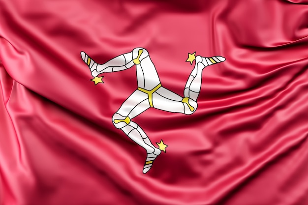 Bezpłatne zdjęcie flaga wyspy man