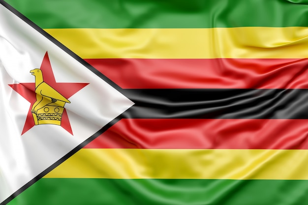 Bezpłatne zdjęcie flaga zimbabwe