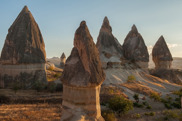 Formacje Skalne W Parku Narodowym Goreme W Turcji