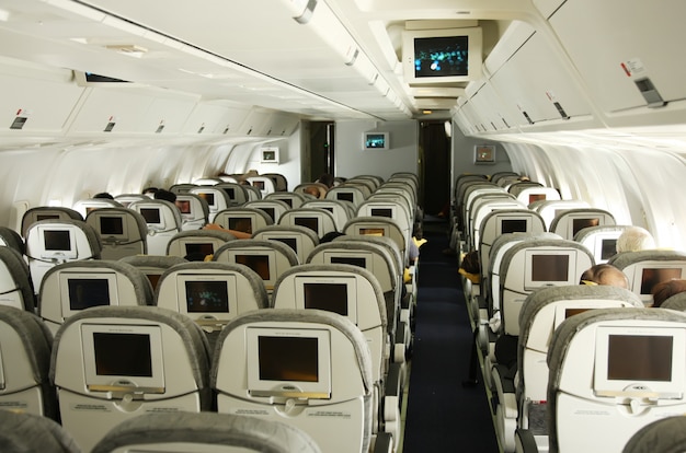 fotele samolotu