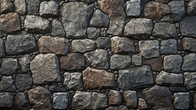 Fotorealistyczna powierzchnia kamiennej ściany
