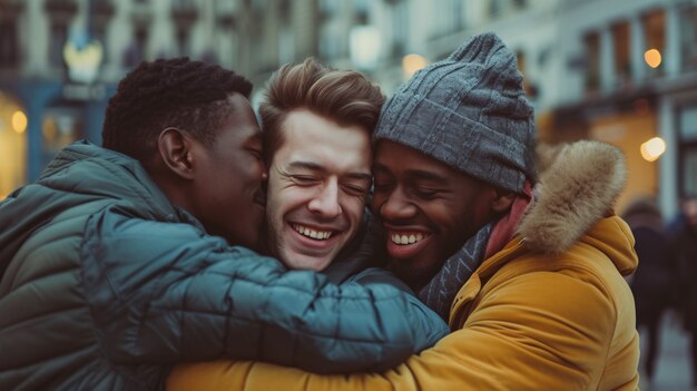 Fotorealistyczna scena nie-monogamicznego związku