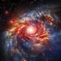 Bezpłatne zdjęcie fotorealistyczne tło galaktyki