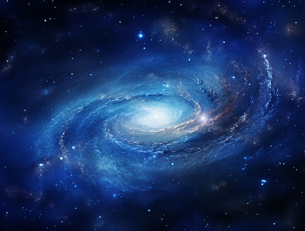 Fotorealistyczne tło galaktyki