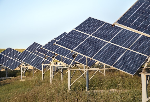 fotowoltaika w elektrowni słonecznej energia z naturalnego.