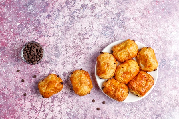 Francuskie Croissanty Pain Au Chocolate.