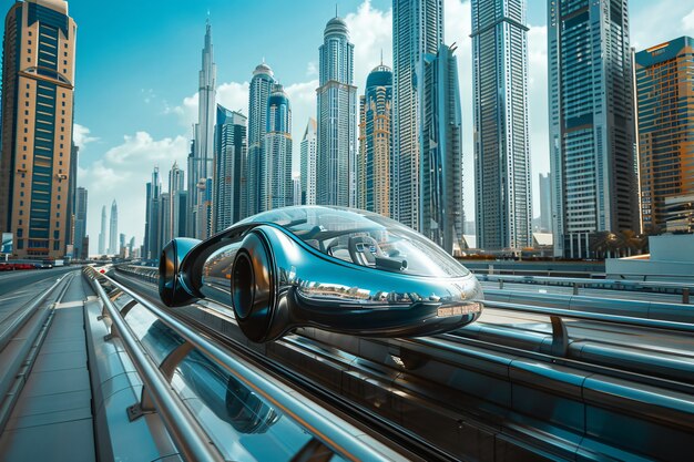 Futuristyczna eksploracja ewoluującego krajobrazu miejskiego Dubaju